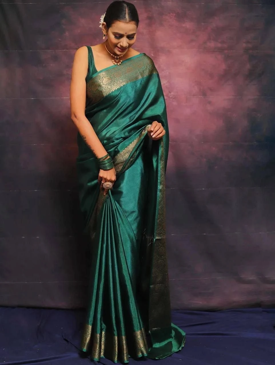 Premium Banarasi Soft Lichi Silk Saree with Rich Pallu & Jacquard Work | ₹899 | Free Shipping | COD Available