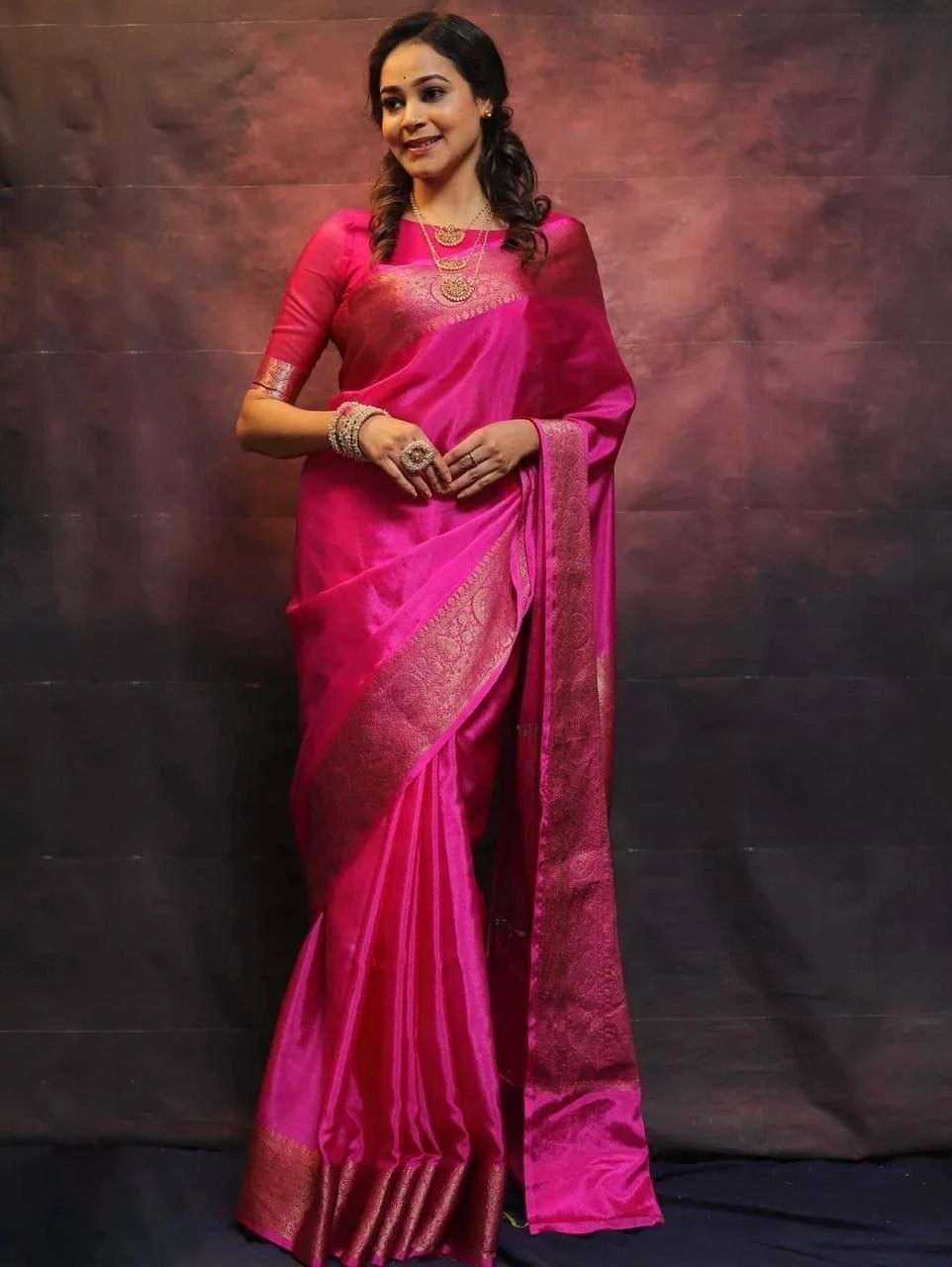 Premium Banarasi Soft Lichi Silk Saree with Rich Pallu & Jacquard Work | ₹899 | Free Shipping | COD Available