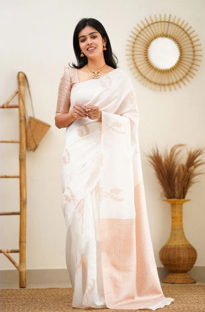 Banarasi Soft Lichi Silk Saree with Rich Pallu & Jacquard Work | ₹799 | Free Shipping | COD Available